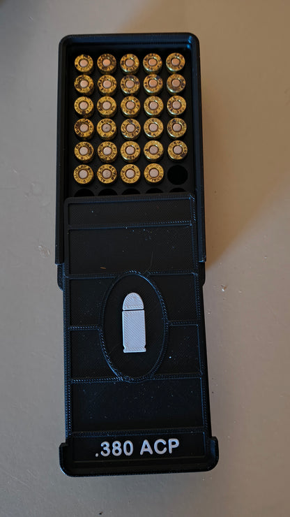 Ammo Storage Box .380 ACP 50 Rounds