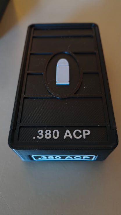 Ammo Storage Box .380 ACP 50 Rounds