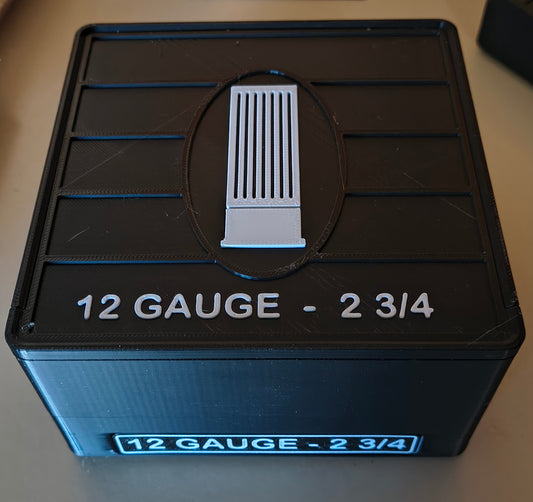 Ammo Storage Box 12 Gauge 1-3/4 25 Shells / Rounds